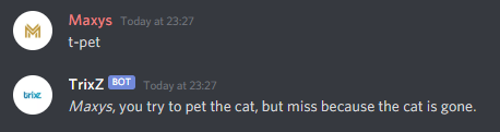 Correct usage of t-pet.
