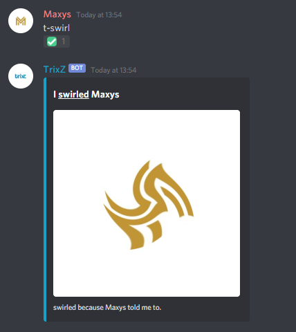 Correct usage of t-swirl.